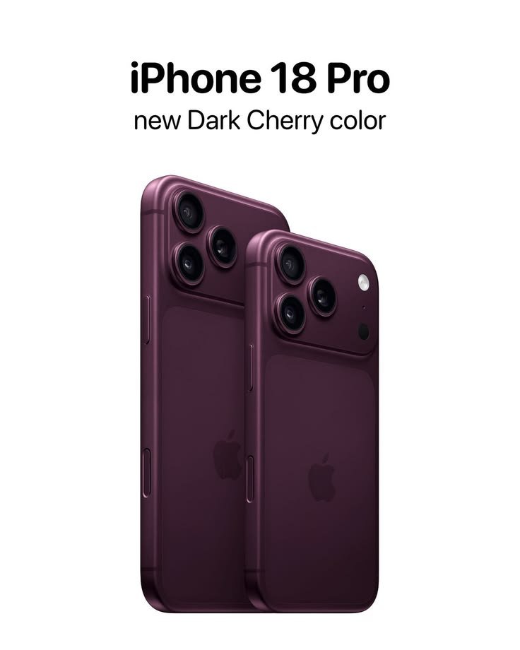 iPhone 18 Pro (1 TB) - Burgundy - Image 3